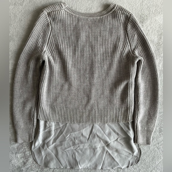 A. Moss Anthropologie Cropped Wool Sweater w/ Silk Lining size S - Picture 7 of 8